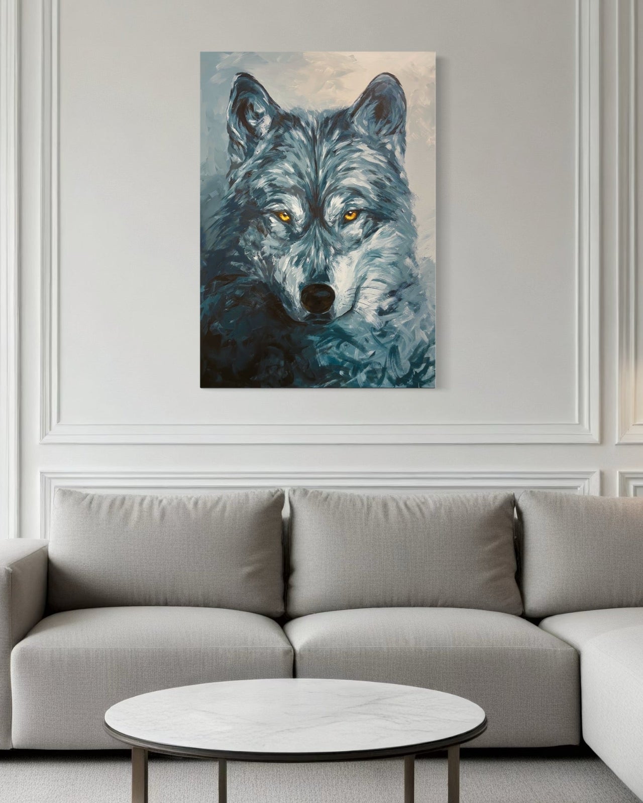 Midnight howl (70x100 cm)