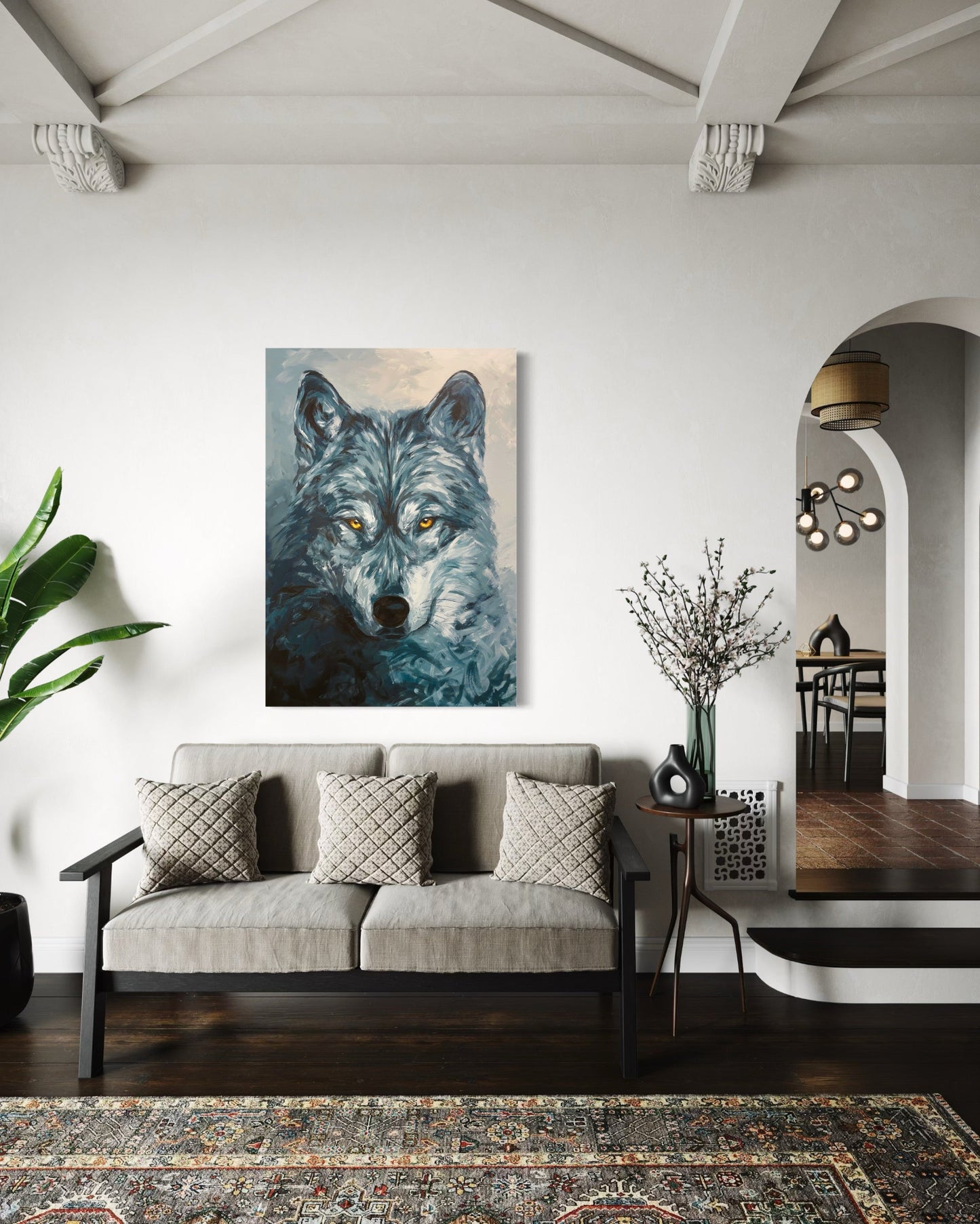 Midnight howl (70x100 cm)