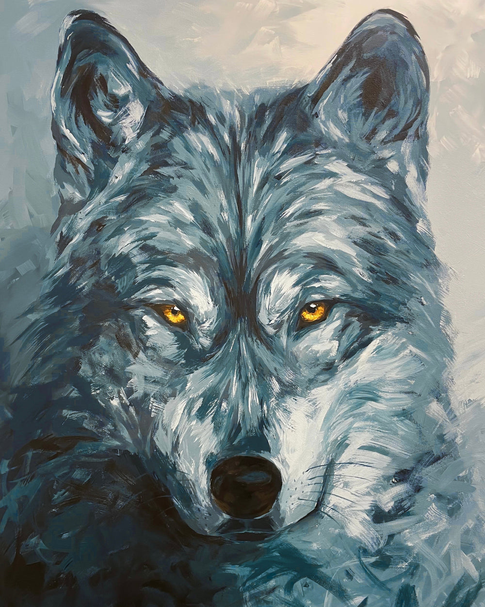 Midnight howl (70x100 cm)