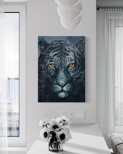 Blue tiger - canvas