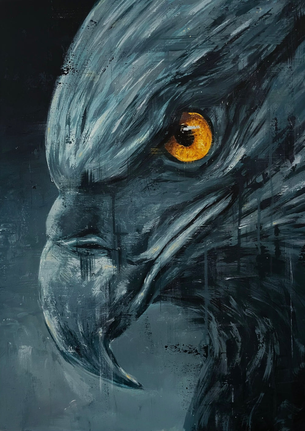 Golden Eye (50x70 cm)