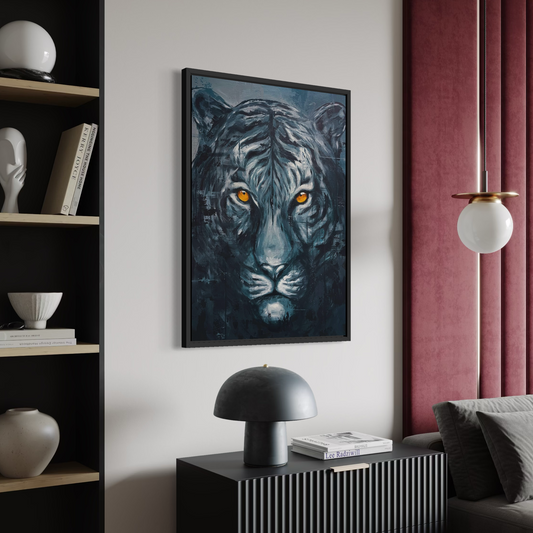 Inramad canvas print