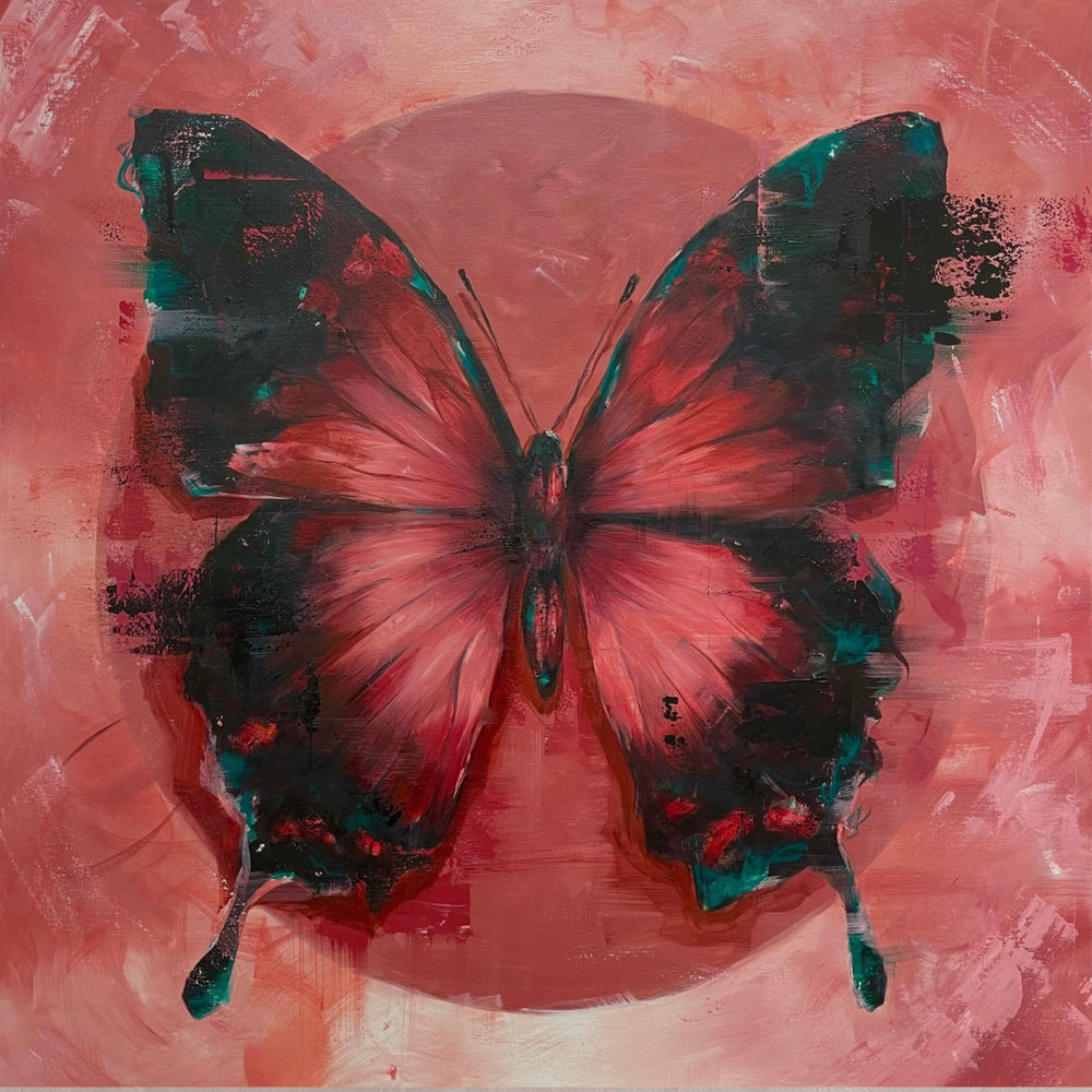 Silent Blossom (80x80 cm)